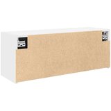 vidaXL Kopalniška stenska omarica bel 80x25x30 cm inž. les | Shoptok.si