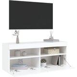  Zidni TV ormarić s LED svjetlima bijeli 100x30x40 cm | Eponuda.ba