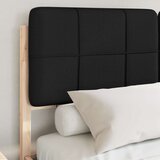  Krevetni okvir s tapiciranim uzglavljem Crna 140 x 200 cm | shoptok.hr