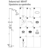  Solarni tuš 20 l sa slavinom KR-07 Cene