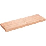 Stolna ploča svjetlosmeđa 120x40x6 cm od obrađene hrastovine | shoptok.hr