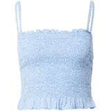 Hollister Bluza svetlo modra / bela | Shoptok.si