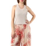 Crochè Majice brez rokavov CR08319 Bela | Shoptok.si