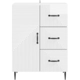  Kreveta s ladicama Bijela visokog sjaja 66 x 34,5 x 89,5 cm | Eponuda.com