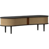 UMAGE Rjava/svetlo rjava TV omarica v hrastovem dekorju 140x40 cm Audacious – | Shoptok.si
