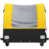  Teretna prikolica za bicikl crno-žuta 45 kg željezna | shoptok.hr