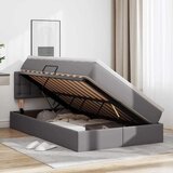  Postelja s shranjevanjem Siva 120 x 190 cm Umjetno usnje, (5000101053) | Shoptok.si
