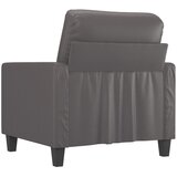  Fotelja siva 60 cm od umjetne kože | shoptok.hr