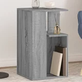  Bočni stolić boja sivog hrasta 35x35x60 cm konstruirano drvo