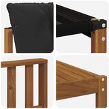  Set vanjskih sofa 8 kom. Prirodna i crna | shoptok.hr
