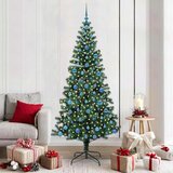 vidaXL Umjetna preddekorirana božićna jelka med 300 LED Zelena 210 cm | Shoptok.si