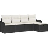  Sjedeća garnitura za vrt 5 kom. Poli ratan Smeđa 231 x 117 x 85 cm | shoptok.hr
