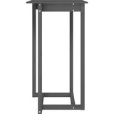 vidaXL Barska miza siva 60x60x110 cm trdna borovina | Shoptok.si