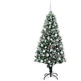 vidaXL Umestno božično drevo Zelena 180 cm PVC, jeklo in plastika | Shoptok.si