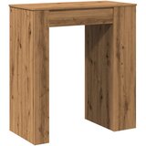  Barski stol s držačima boja hrasta 95x47x103,5 cm drveni | shoptok.hr
