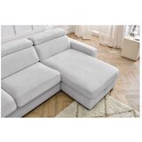 Bobochic Paris svetlo siva raztegljiva kotna sedežna garnitura (s kotom po izbiri) monaco | Shoptok.si