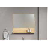 MID.YOU KOPALNI&amp;Scaron;KO OGLEDALO, 80/74/14 cm steklo, leseni material Slike