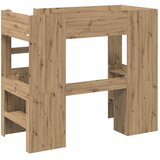  Okvir kreveta na kat s stolom Umjetnički hrast 80 x 200 cm | shoptok.hr