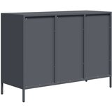 vidaXL Komoda antracit 101,5x39x73,5 cm od hladno valjanog čelika | shoptok.hr