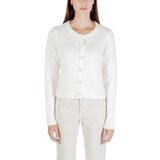 Only Telovniki & Jope ONLPETRA LS PEARL O-NECK CARDI CC KNT 15350655 Bela Cene