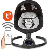 Kidwell Električna dječja ležaljka REVE 2-u-1 crna | shoptok.hr