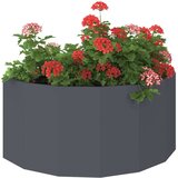 vidaXL Cvetlično korito Antracit 120 x 60 x 50 cm Jeklo | Shoptok.si