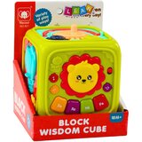  edukativna kocka za bebe - zeleni lav | Shoptok.si