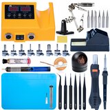 Rosfix SET SPAJKALNA POSTAJA OH660 – 2V1 VROČ ZRAK IN GROT, 660W, LED, 100–500°C | 230V, 22 MM DYSZE, 3,3 KG, (5000075811) | Shoptok.si