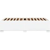vidaXL Posteljni okvir bel 90x200 cm blago | Shoptok.si