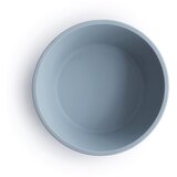 Mushie Silicone Suction Bowl silikonska posoda s priseskom Powder Blue 1 kos | Shoptok.si