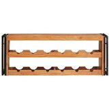  Stalak za vino Smeđa 100 x 45 x 33 cm Čvrsto drvo akacije | shoptok.hr