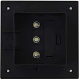 vidaXL Vrtne solarne svjetiljke 6 kom LED kvadratne 12 cm crne | shoptok.hr