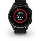 Garmin golf GPS sat Approach S50, tamnosivi okvir, crni najlonski remen ComfortFit | shoptok.hr