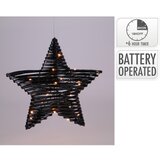  LED božićna dekoracija 30xLED/3xAA 40 cm topla bela zvezda/crna | Eponuda.com