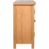 vidaXL bočna komoda od masivne hrastovine s 3 ladice 110x33,5x70 cm | shoptok.hr