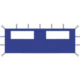 vidaXL 3070414 Gazebo Sidewall with Windows 6x2 m Blue (315303) | Shoptok.si