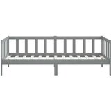  Dnevni ležaj od masivne borovine sivi 90 x 200 cm | shoptok.hr