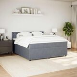  Krevet s oprugama i madracem tamnosivi 180x200 cm baršunasti | shoptok.hr