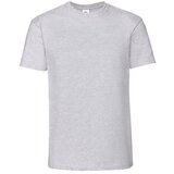 Fruit Of The Loom Szara koszulka męska Iconic 195 Ringspun Premium Cijene