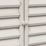  Vrtna Šupa Bijela 106 x 56 x 113,5 cm Čvrsto drvo jele | shoptok.hr