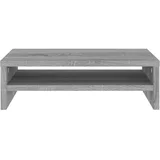 stojalo za zaslon sivo sonoma 42x24x13 cm konstruiran les