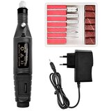 INF Električna pilica za nohte s 6 nastavki Black, (21247654) Cene