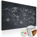  Slika na plutenoj podlozi - Travel broadens the Mind [Cork Map] 120x80 Cijene