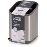 Joseph Joseph Odcejalnik posode za pribor iz nerjavečega jekla v sijajno srebrni barvi 11x11,5 cm Duo Steel – | Shoptok.si