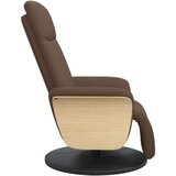  Naslonjač od tkanine s osloncem za noge smeđi | shoptok.hr