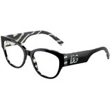 Dolce & Gabbana Okvir za naočare 0DG3377 3372 51, Ženski, Crno - beli | Eponuda.com