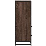 vidaXL Kupaonski ormarić smeđi hrast 35x37,5x100 cm izrađeno drvo | shoptok.hr