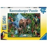 Puzzle - Jungle Elephants, 150 XXL kosov