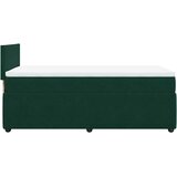 Box spring krevet s madracem tamnozeleni 100x200 cm baršunasti | shoptok.hr