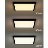  LED stropno svetlo LED/40W/230V 3000/4000/6500K 50x50 cm crno | Eponuda.com